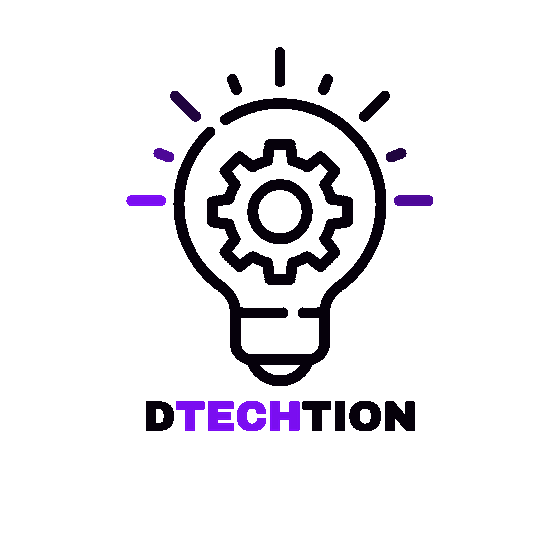 Dtechtion – lightbulb with gear logo